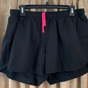 Lined workout shorts